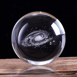 60mm/80mm 3D Laser Engraved Galaxy Crystal Ball