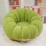 Rotatable Modern Pumpkin Design Chaise Lazy Soft Chair