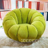 Rotatable Modern Pumpkin Design Chaise Lazy Soft Chair