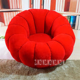 Rotatable Modern Pumpkin Design Chaise Lazy Soft Chair