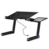 New Aluminum Alloy Adjustable Laptop Table Portable