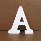 1pc 10CMX10CM White Wooden Letter English Alphabet