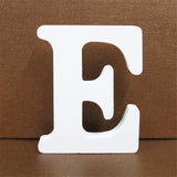 1pc 10CMX10CM White Wooden Letter English Alphabet