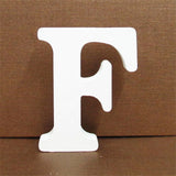 1pc 10CMX10CM White Wooden Letter English Alphabet