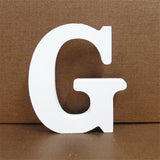 1pc 10CMX10CM White Wooden Letter English Alphabet