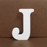 1pc 10CMX10CM White Wooden Letter English Alphabet