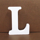 1pc 10CMX10CM White Wooden Letter English Alphabet