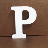 1pc 10CMX10CM White Wooden Letter English Alphabet