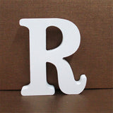 1pc 10CMX10CM White Wooden Letter English Alphabet