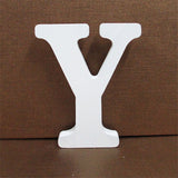 1pc 10CMX10CM White Wooden Letter English Alphabet