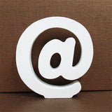 1pc 10CMX10CM White Wooden Letter English Alphabet