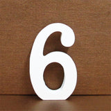 1pc 10CMX10CM White Wooden Letter English Alphabet