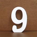 1pc 10CMX10CM White Wooden Letter English Alphabet