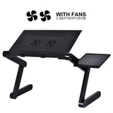 New Aluminum Alloy Adjustable Laptop Table Portable