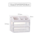 Makeup Organizer Drawers Plastic Cosmetic Storage Box