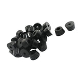 30pcs Black Rubber Feet Chair Floor Protector Non-slip Furniture