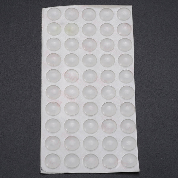 50pcs Self Adhesive Rubber Feet Pads Silicone Transparent