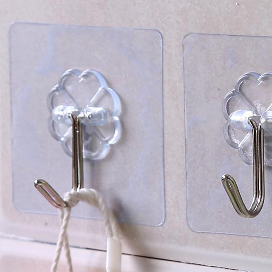 Waterproof transparent and strong glue hook behind the door kitchen nail