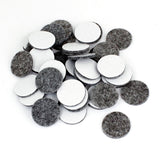 50Pcs Round Shaped Table Chair Furniture Leg Felt Mat Pad Gray